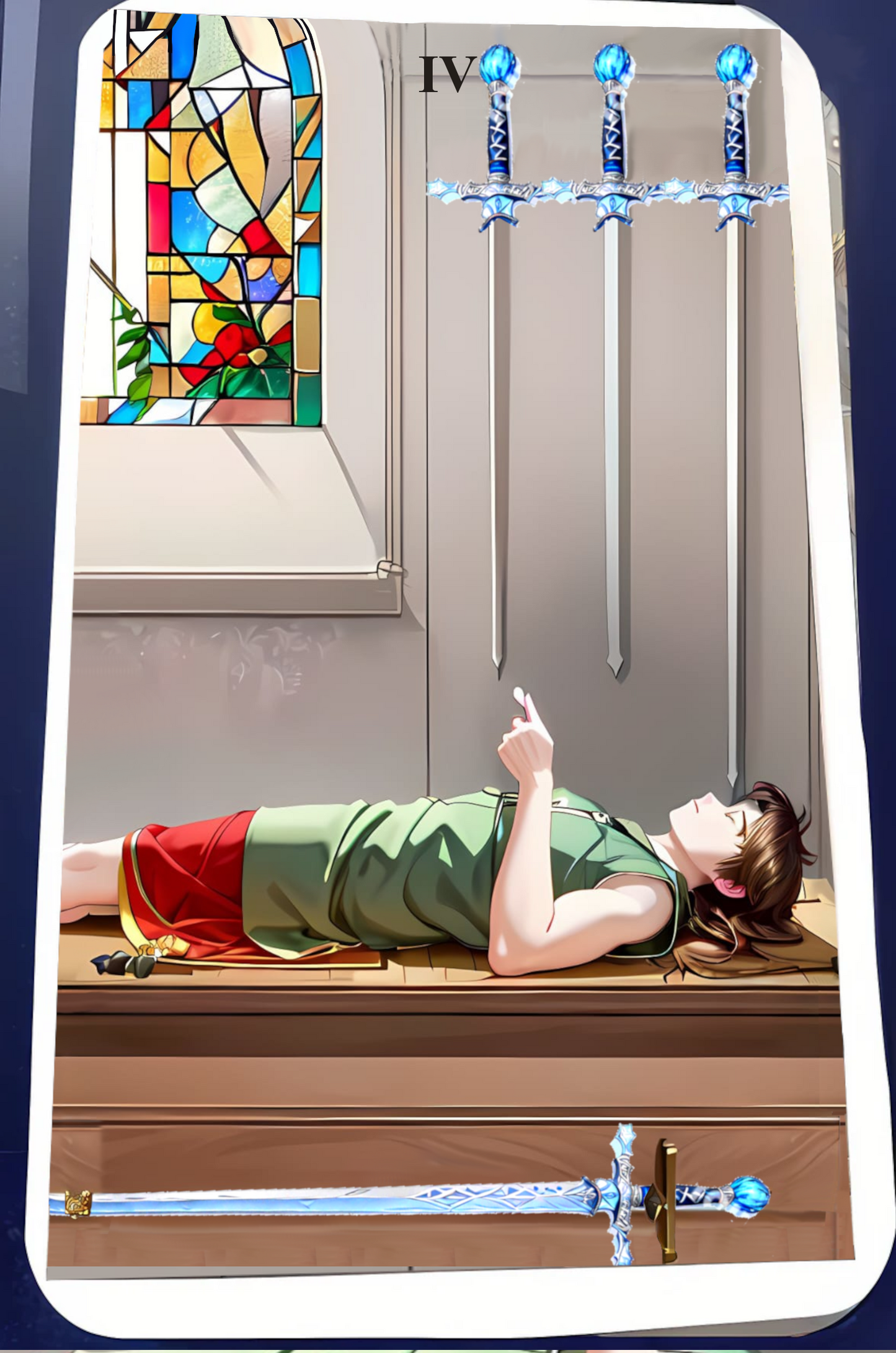 Kartendeck Tarot Anime Schwerter