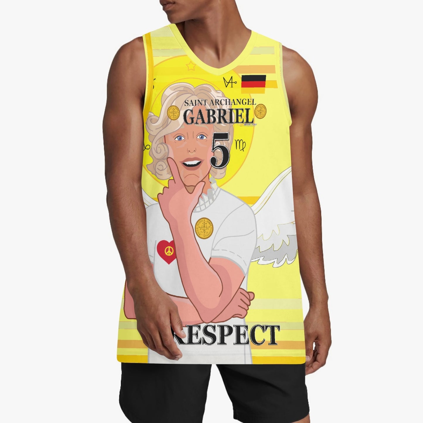 Basketball Jersey GLOBAL FREEDOM UNITED ARCHANGEL GABRIEL GERMANY 5