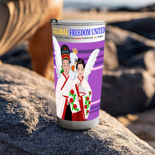 GLOBAL FREEDOM UNITED© Couple China Lilac - Tumbler