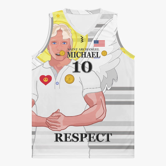 Basketball Jersey GLOBAL FREEDOM UNITED ARCHANGEL MICHAEL USA 10