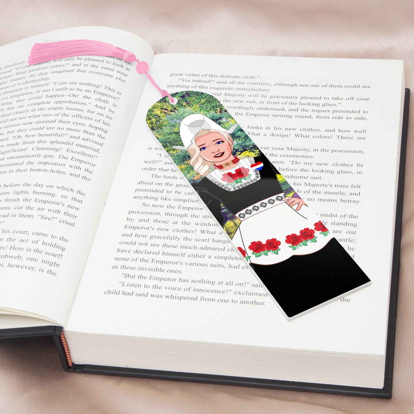 Acrylic Bookmark - Semicircle GLOBAL FREEDOM UNITED© NETHERLAND GIRLD