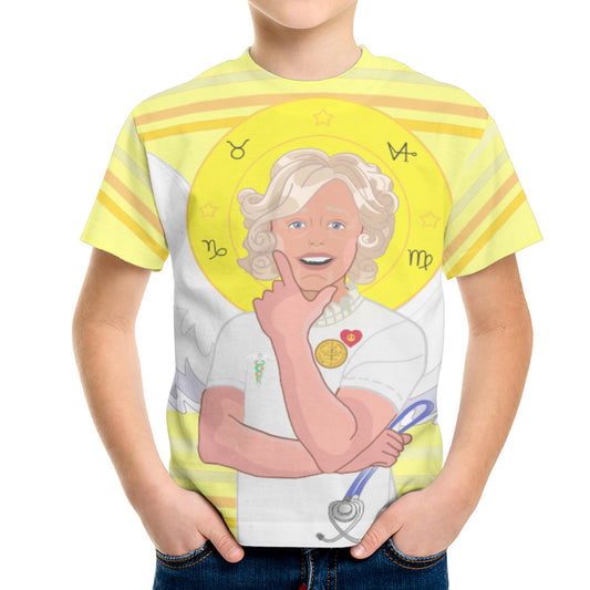 Kits T-shirt GLOBAL FREEDOM UNITED© Archangel Gabriel Arabic Yellow