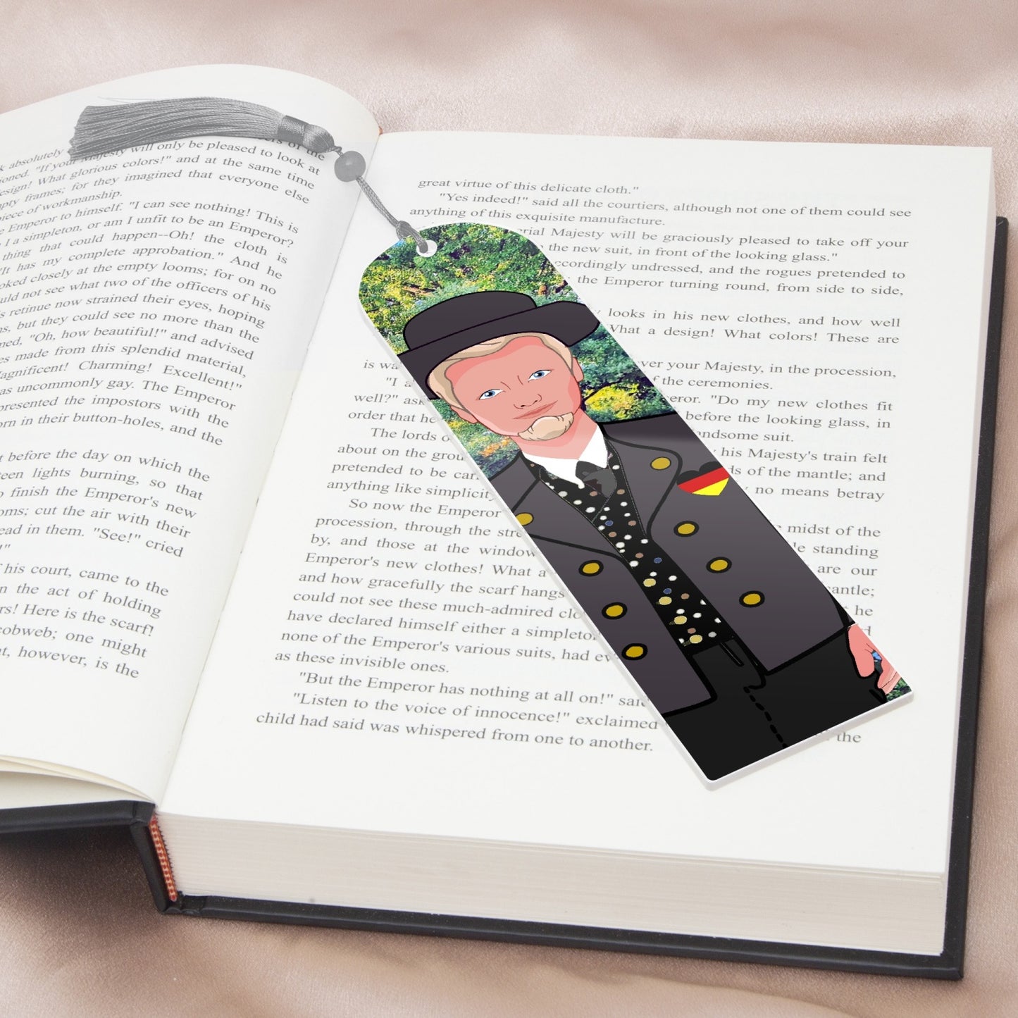 Acrylic Bookmark - Semicircle GLOBAL FREEDOM UNITED© GERMAN BOY