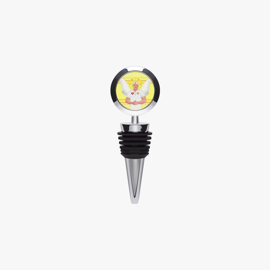 Wine Stopper GLOBAL FREEDOM UNITED ARCHANGEL MICHAEL YELLOW