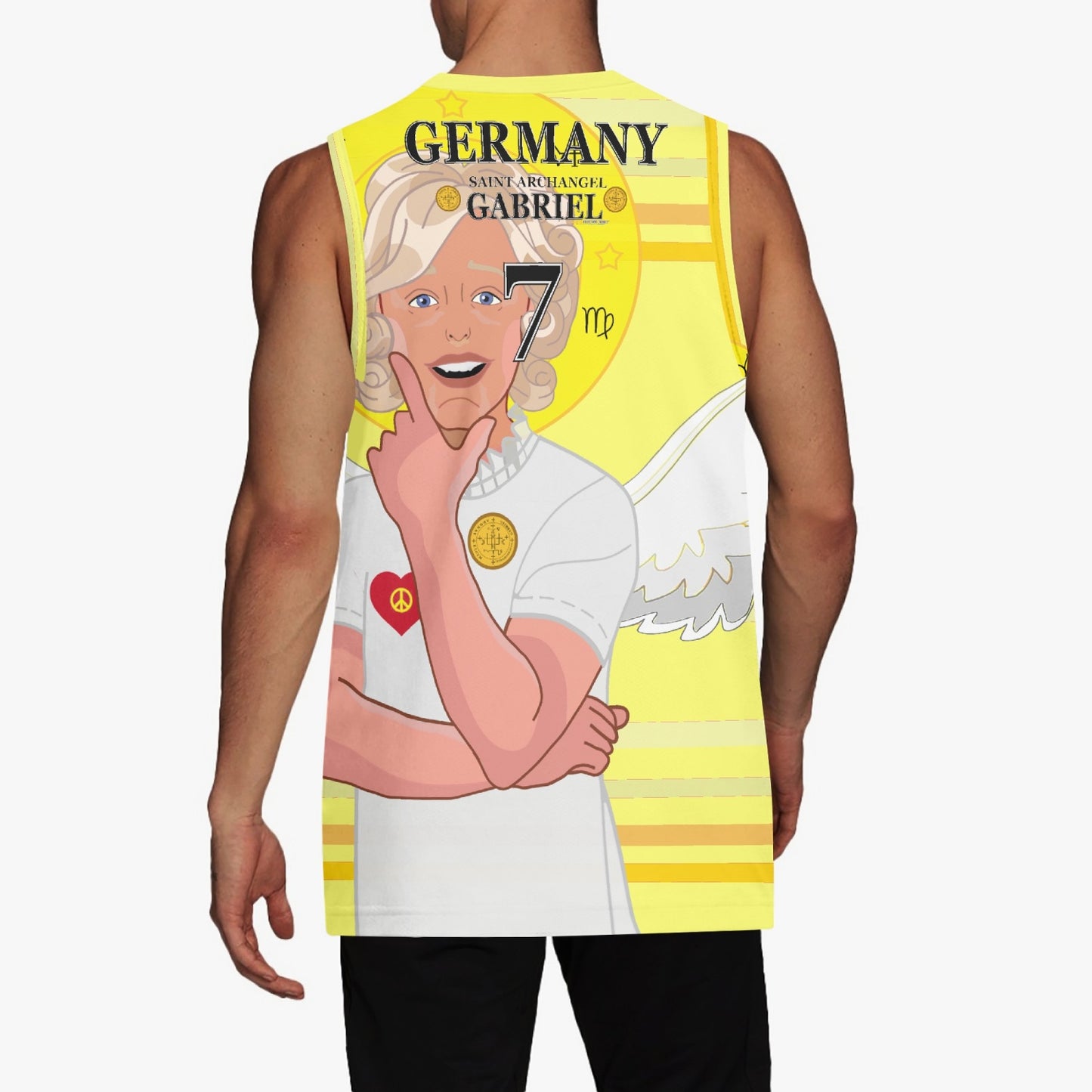 Basketball Jersey GLOBAL FREEDOM UNITED ARCHANGEL GABRIEL GERMANY 7
