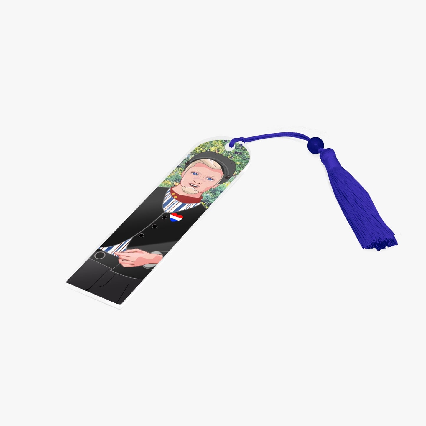 Acrylic Bookmark - Semicircle GLOBAL FREEDOM UNITED© NETHERLAND BOY