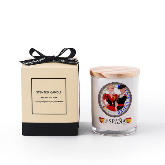 Scented Soy Candle GLOBAL FREEDOM UNITED© Couple Spain