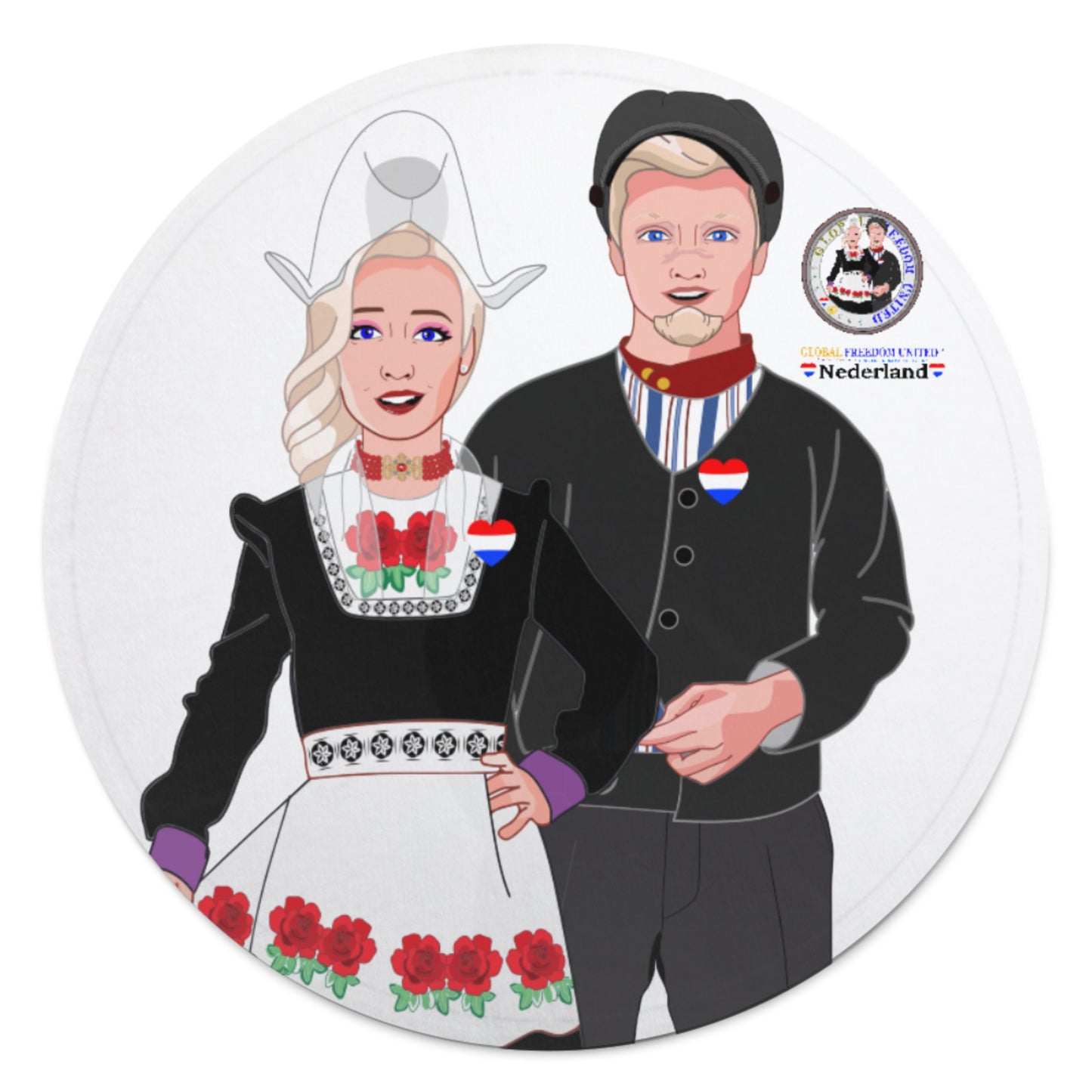 Blanket For Kids GLOBAL FREEDOM UNITED© Couple Nederland V2