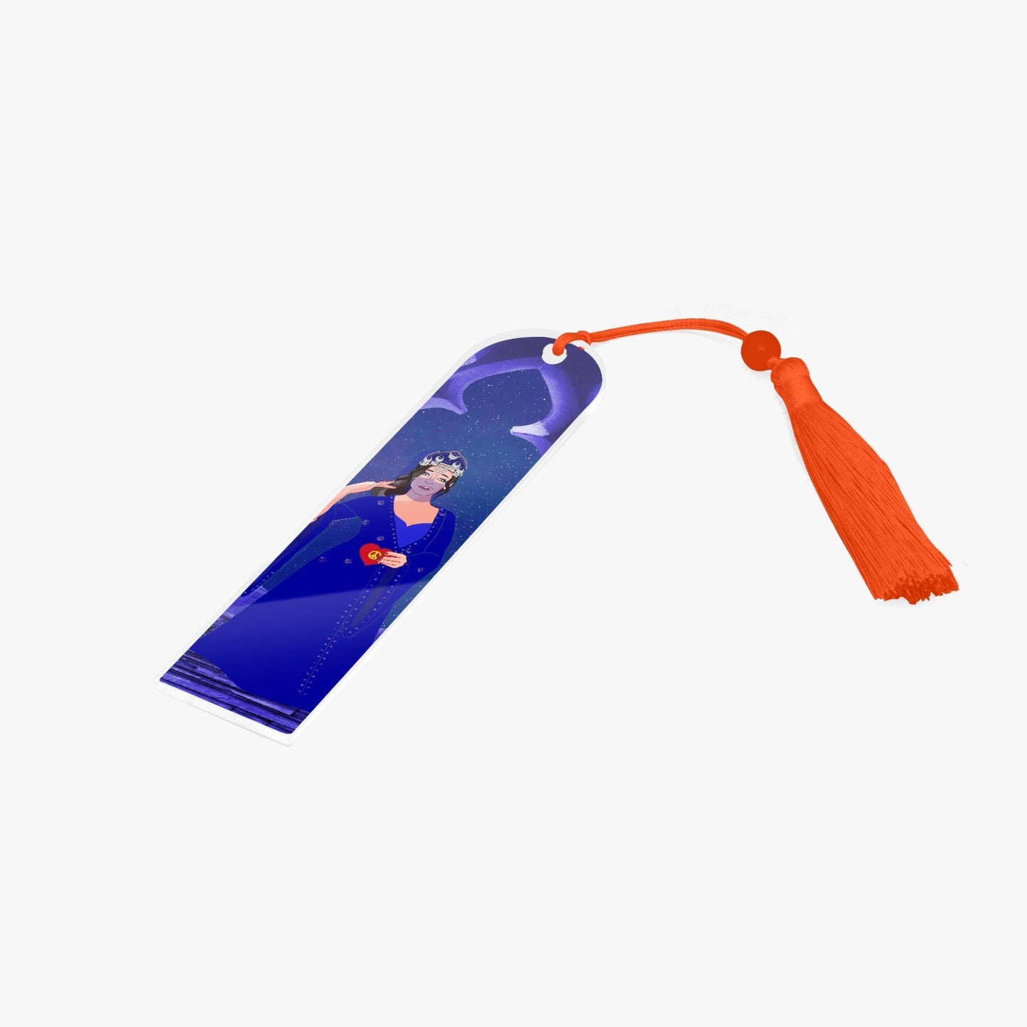 Acrylic Bookmark - Semicircle GLOBAL FREEDOM UNITED© YEMEN GIRL