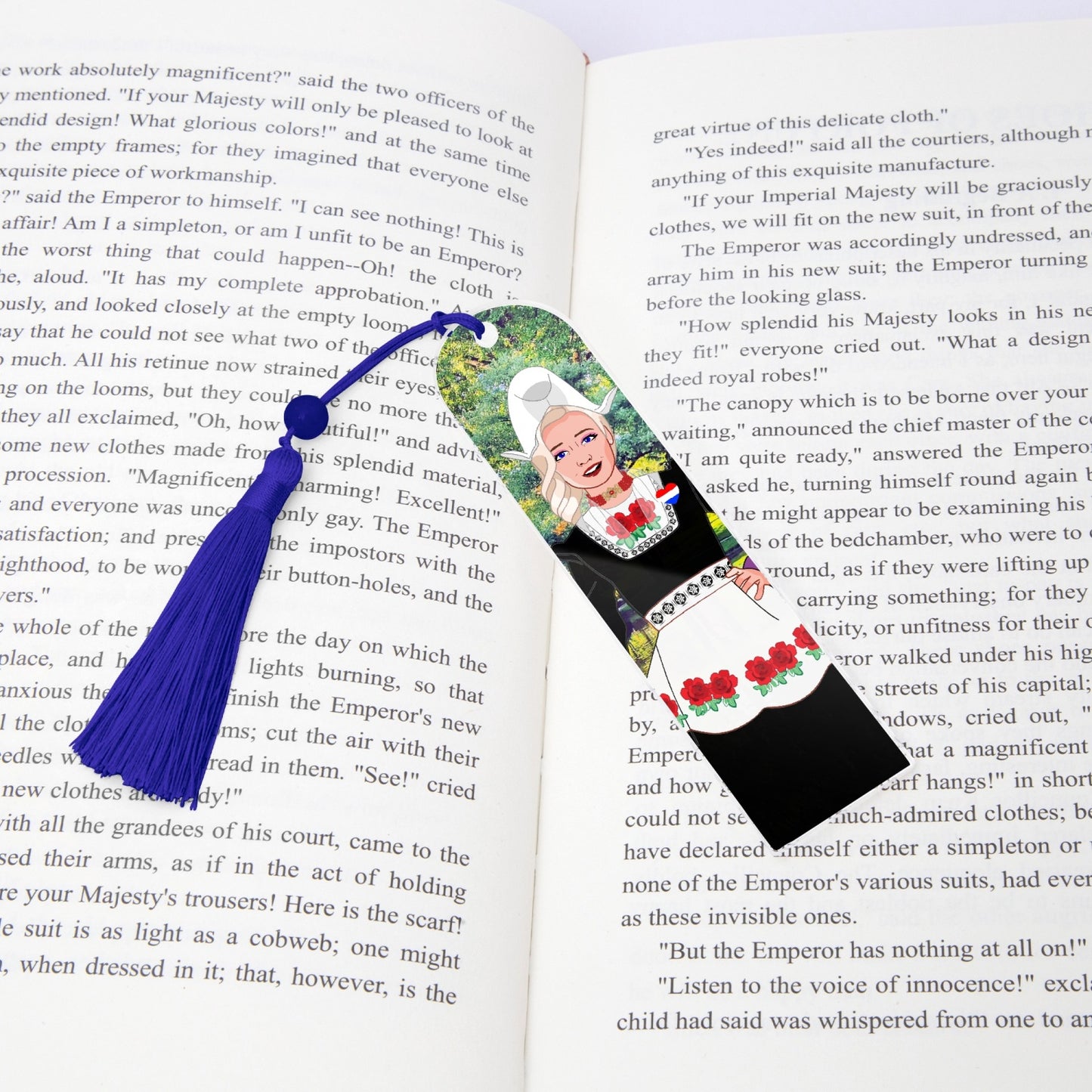 Acrylic Bookmark - Semicircle GLOBAL FREEDOM UNITED© NETHERLAND GIRLD
