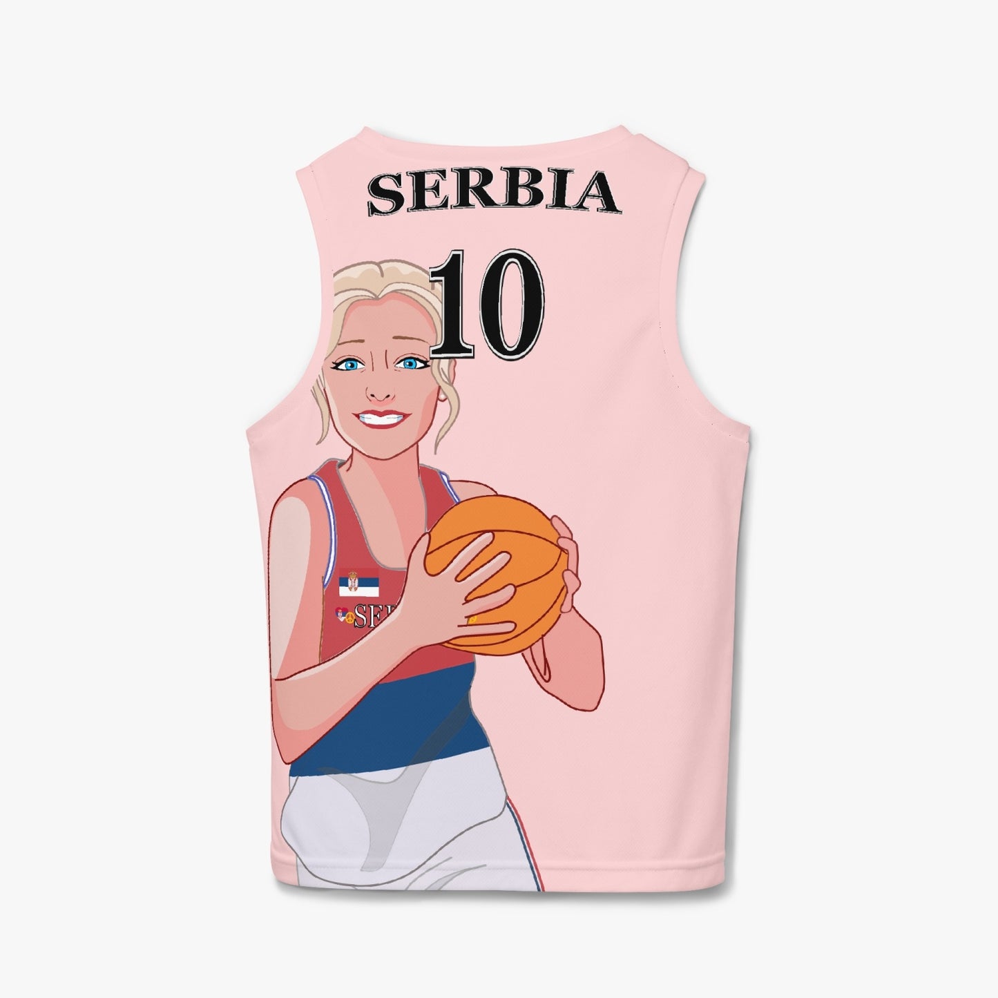 Kids Basketball Jersey GLOBAL FREEDOM UNITED GIRLS SERBIA 10