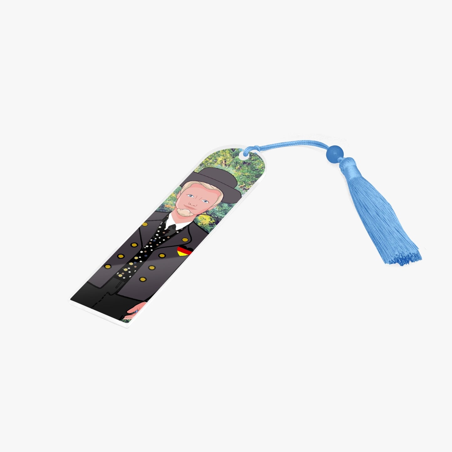 Acrylic Bookmark - Semicircle GLOBAL FREEDOM UNITED© GERMAN BOY