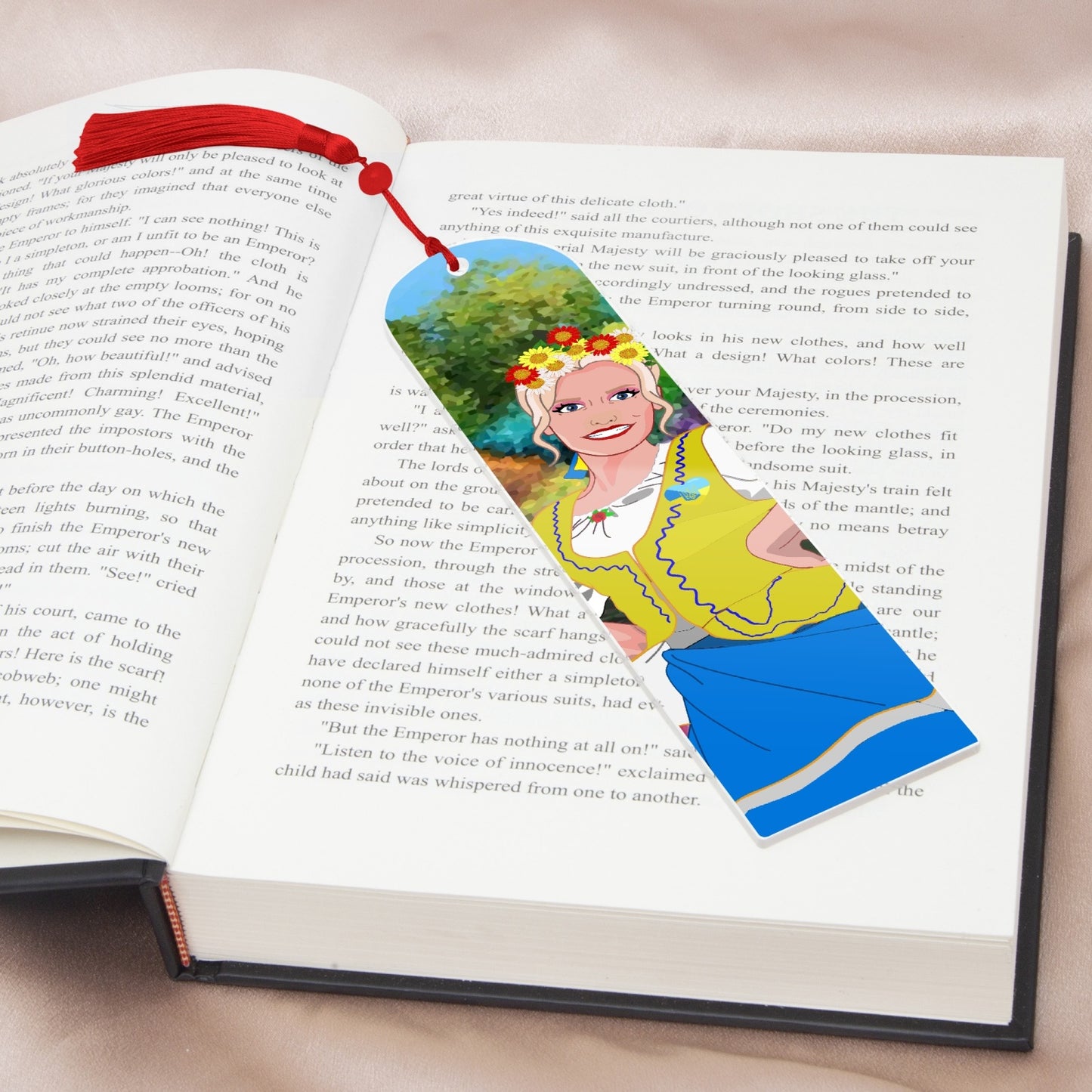 Acrylic Bookmark - Semicircle GLOBAL FREEDOM UNITED© UKRAIN GIRL