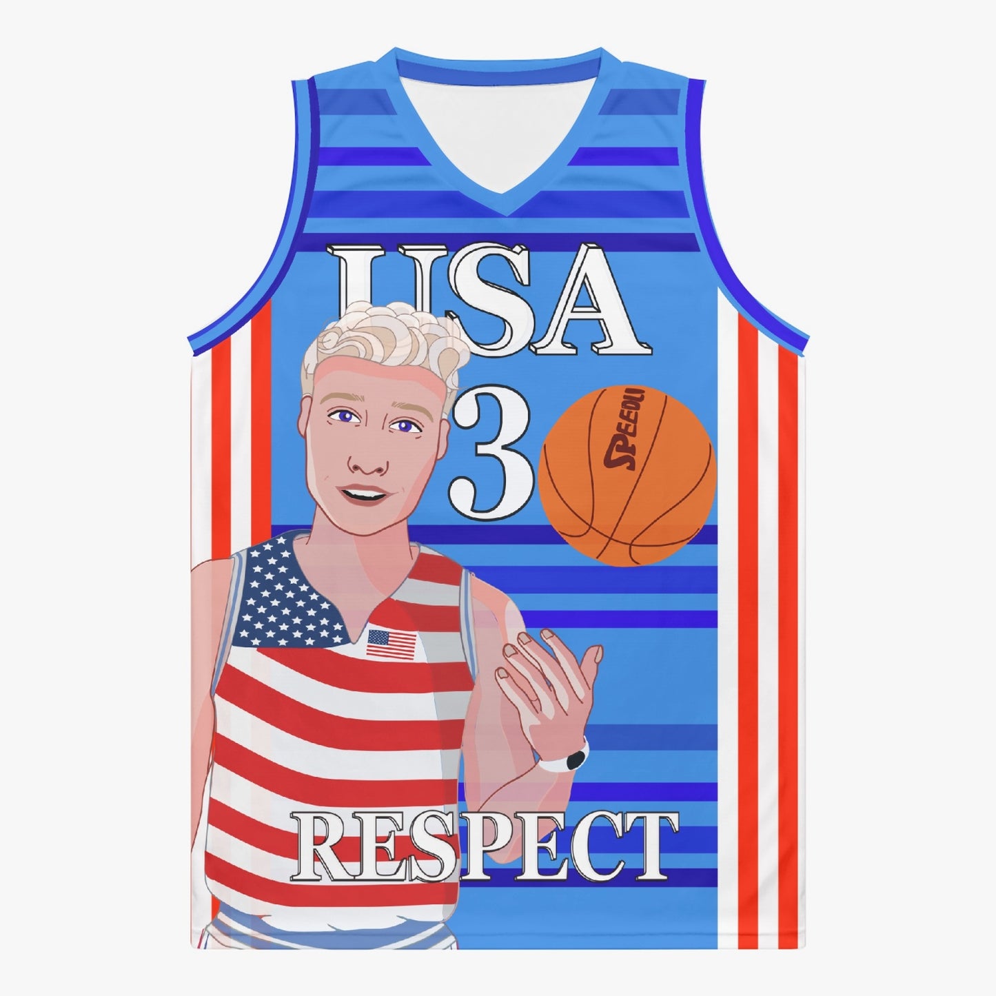 Basketball Jersey GLOBAL FREEDOM UNITED© COUPLE EDITION USA V1 3