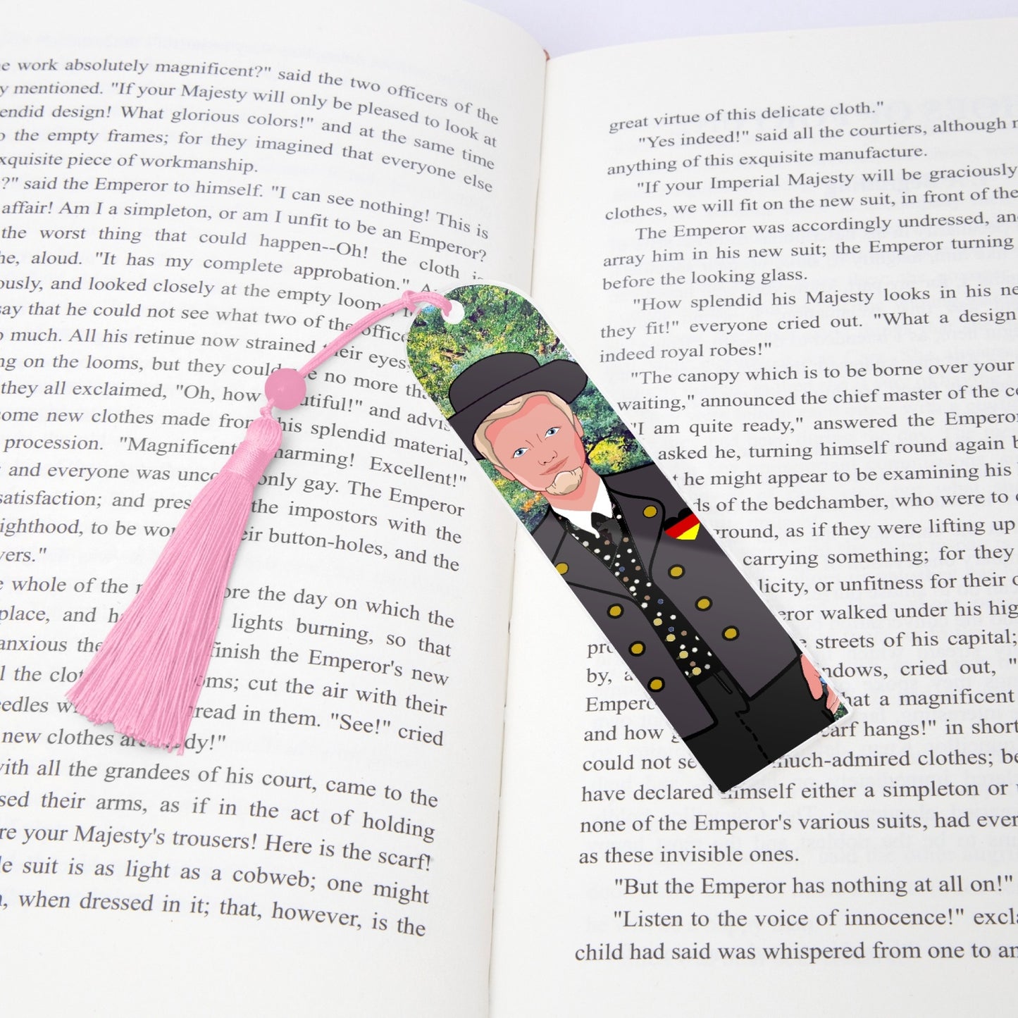 Acrylic Bookmark - Semicircle GLOBAL FREEDOM UNITED© GERMAN BOY