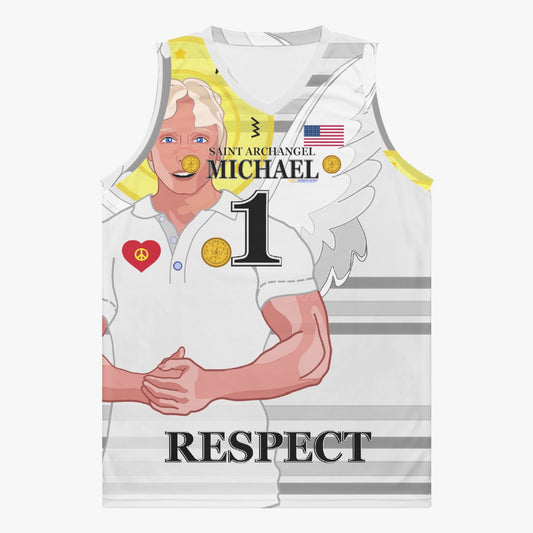 Basketball Jersey GLOBAL FREEDOM UNITED ARCHANGEL MICHAEL USA 1