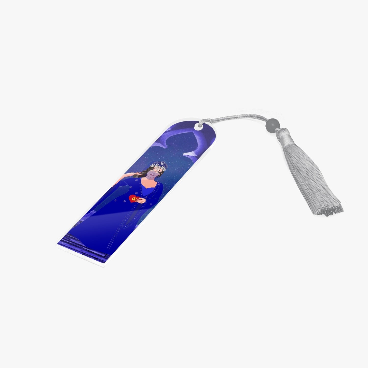 Acrylic Bookmark - Semicircle GLOBAL FREEDOM UNITED© YEMEN GIRL