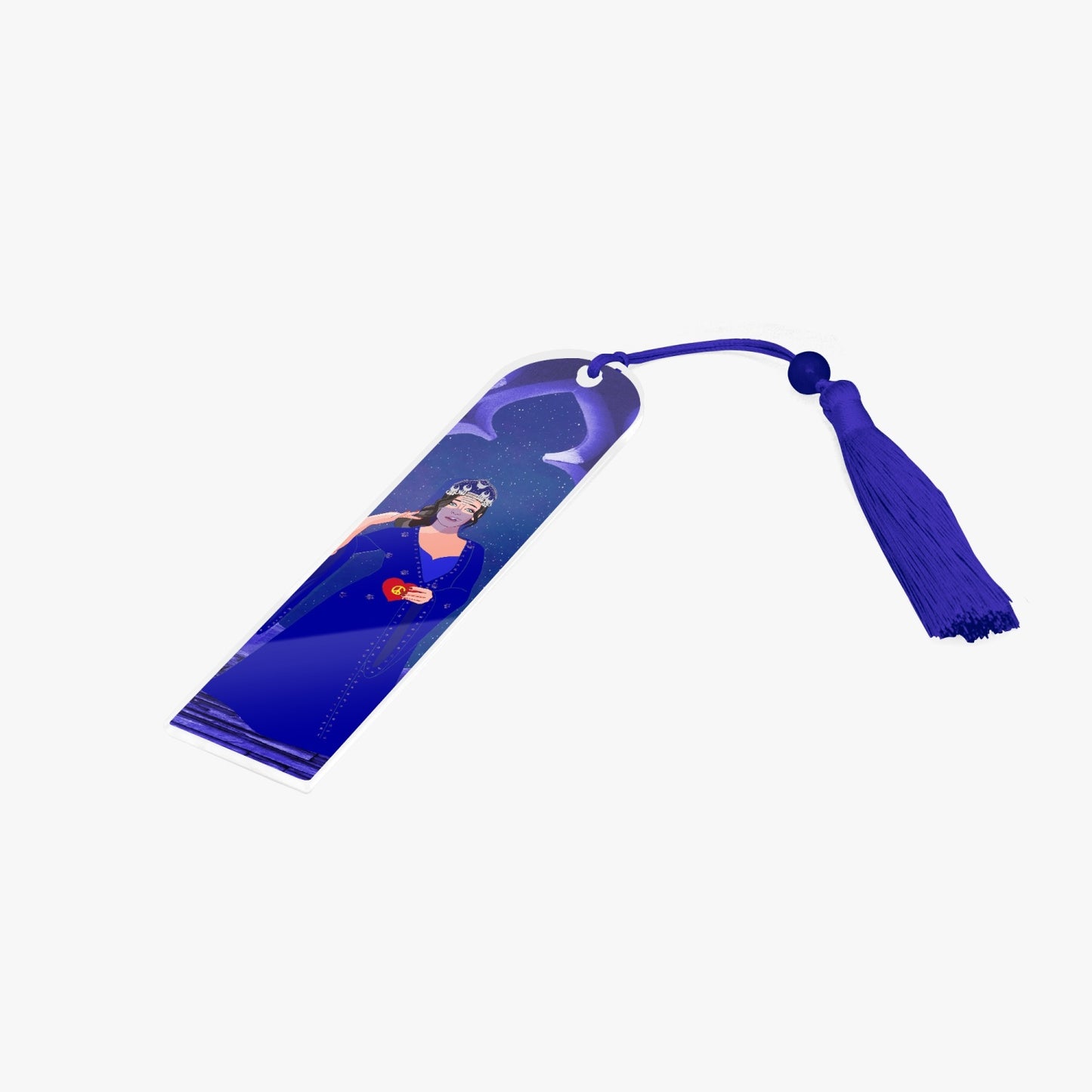 Acrylic Bookmark - Semicircle GLOBAL FREEDOM UNITED© YEMEN GIRL