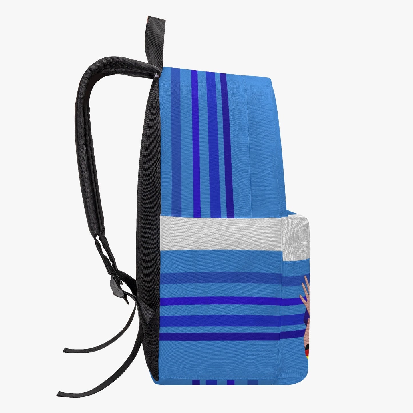 All-over-print Canvas Backpack GLOBAL FREEDOM UNITED COUPLE EDITION GERMANY V2 DEEP BLUE