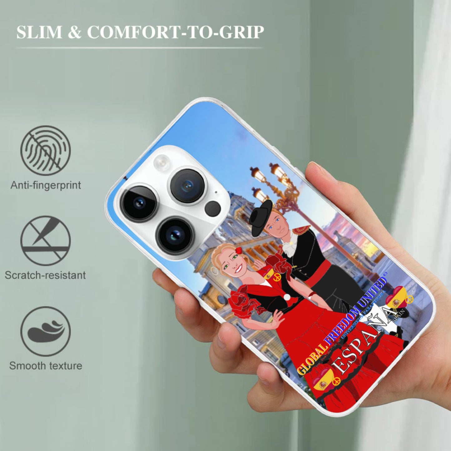 Phone Case GLOBAL FREEDOM UNITED© Couple Spain