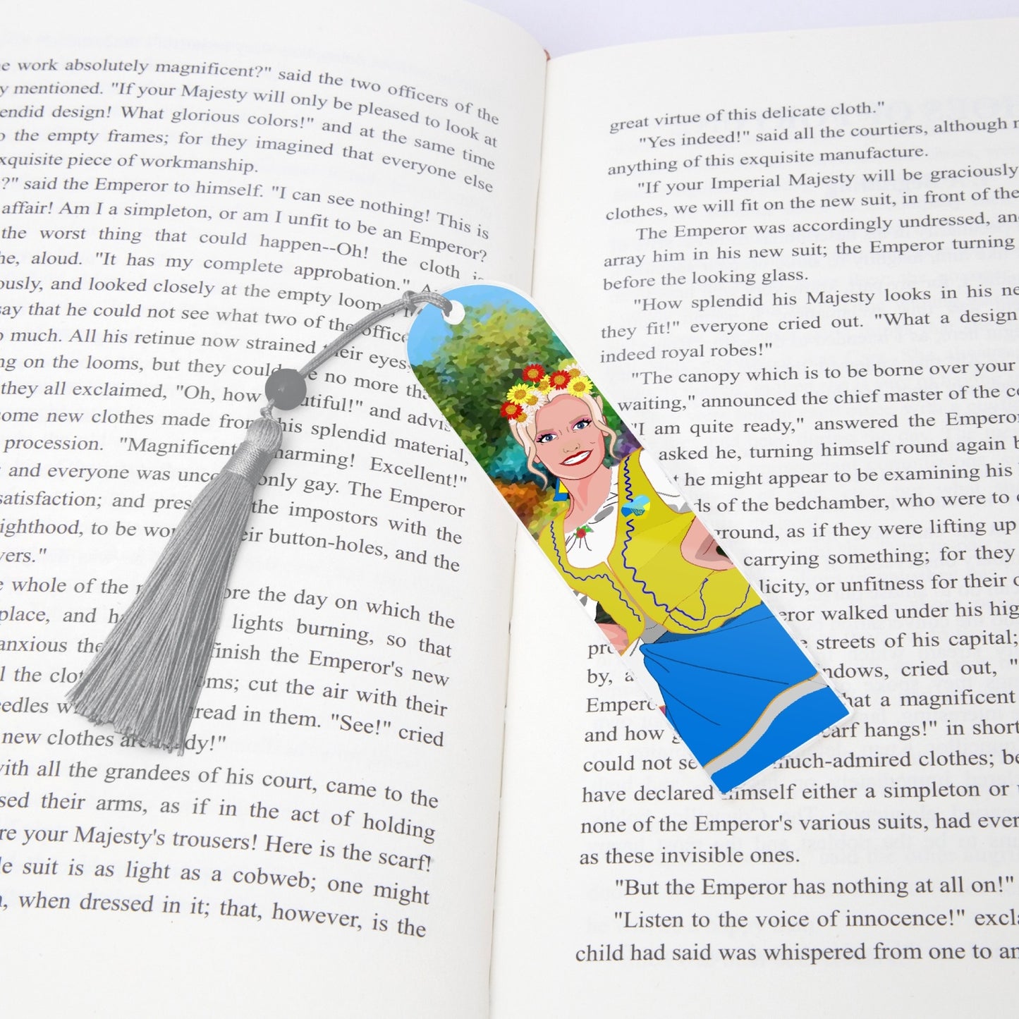 Acrylic Bookmark - Semicircle GLOBAL FREEDOM UNITED© UKRAIN GIRL