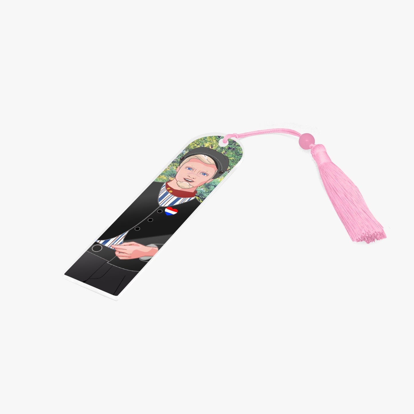 Acrylic Bookmark - Semicircle GLOBAL FREEDOM UNITED© NETHERLAND BOY