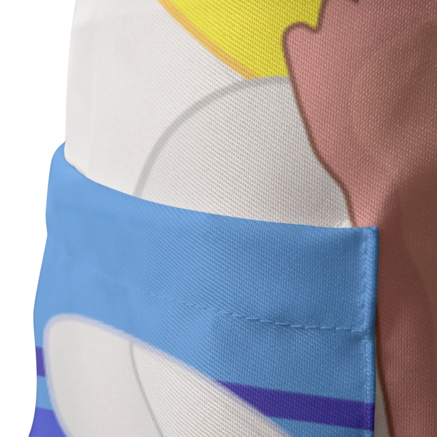 Apron GLOBAL FREEDOM UNITED© Archangel Gabriel Hebrew  Deep Blue