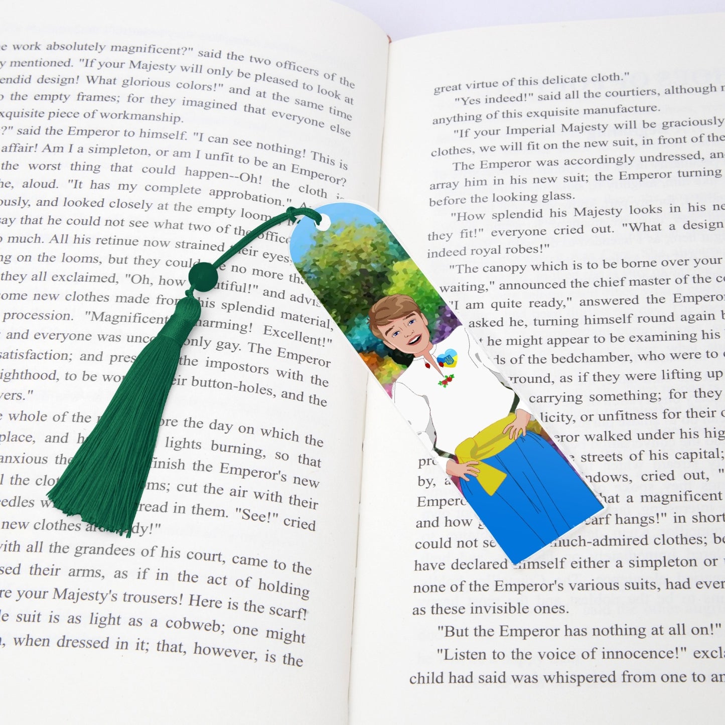 Acrylic Bookmark - Semicircle GLOBAL FREEDOM UNITED© UKRAIN BOY