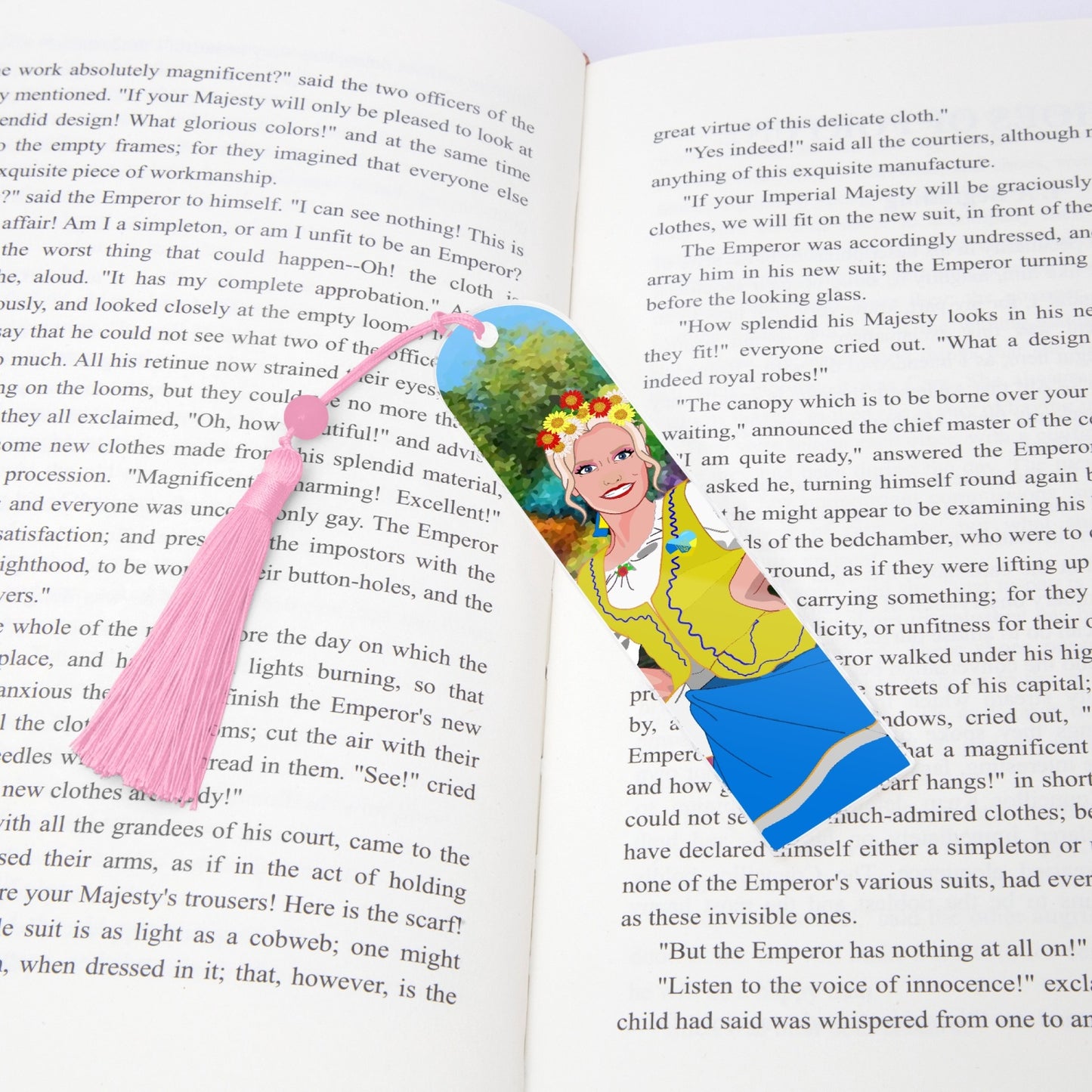 Acrylic Bookmark - Semicircle GLOBAL FREEDOM UNITED© UKRAIN GIRL