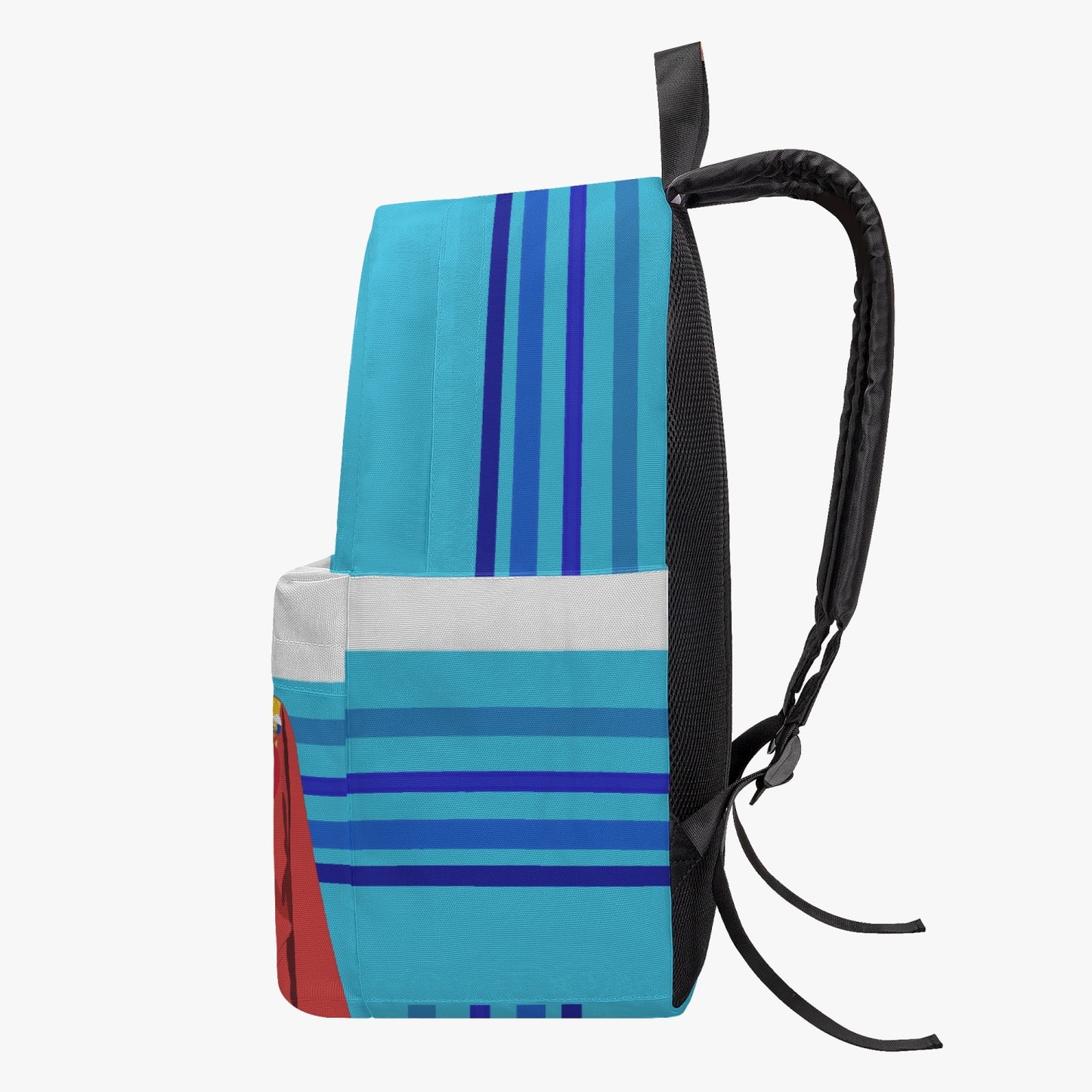 GLOBAL FREEDOM UNITED MEN FRENCH & RUSSIA OLD PEACE BLUE All-over-print Canvas Backpack