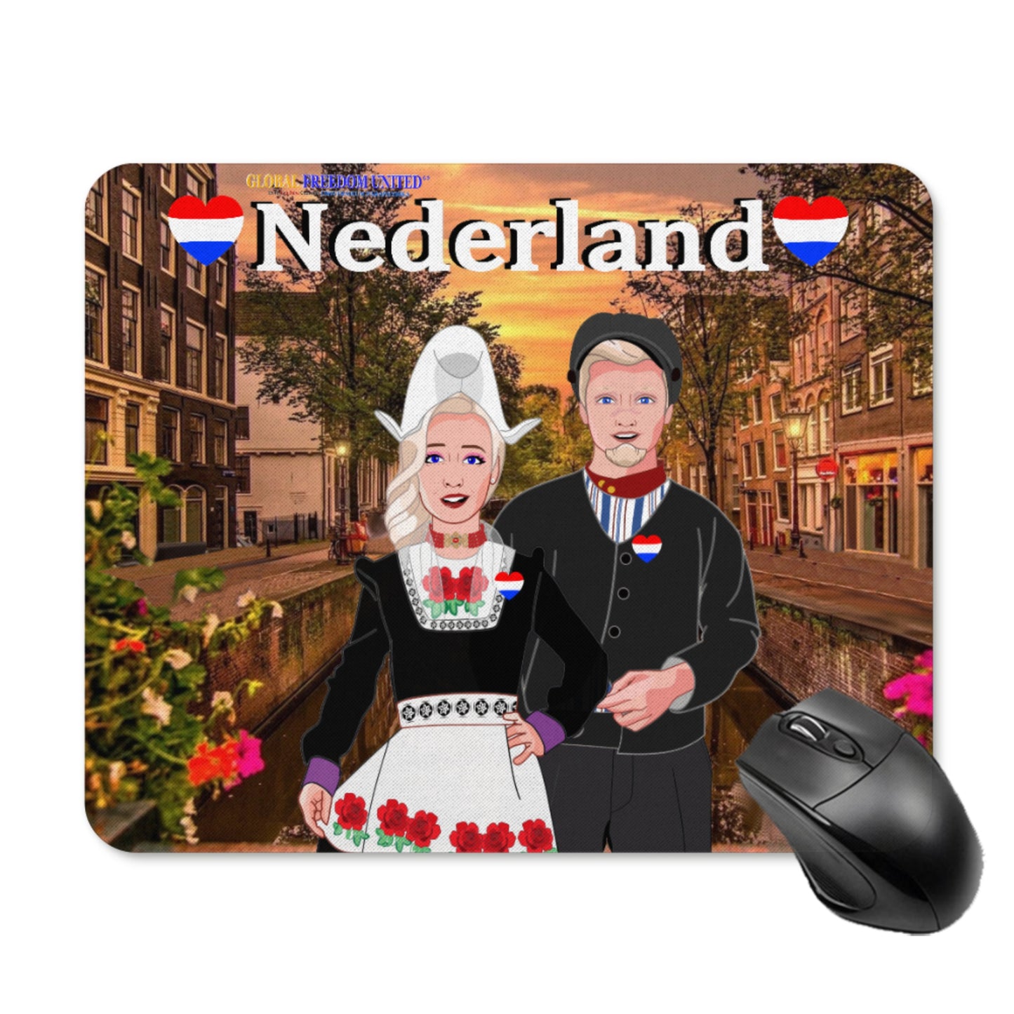 Mouse Pad GLOBAL FREEDOM UNITED© Couple Nederland