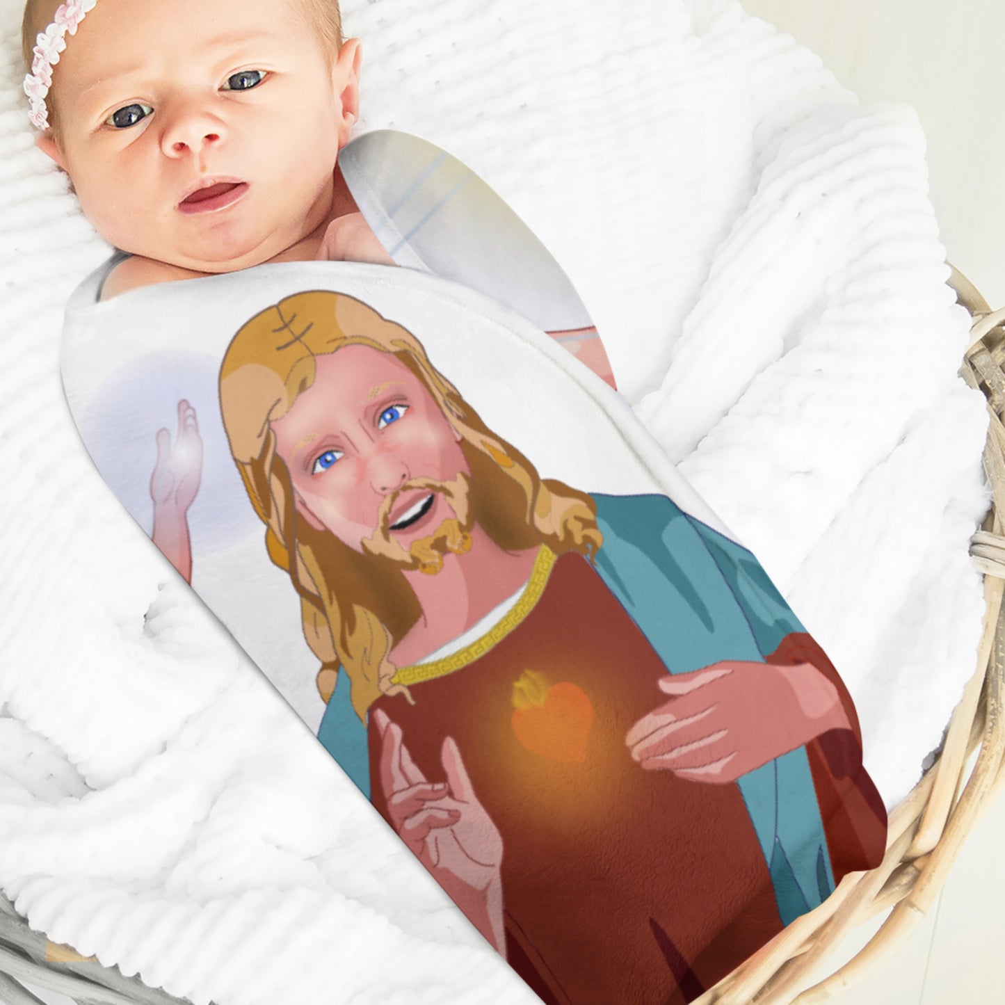 Kid´s Blanket GLOBAL FREEDOM UNITED© Jesus Christ With Mary Magdalena