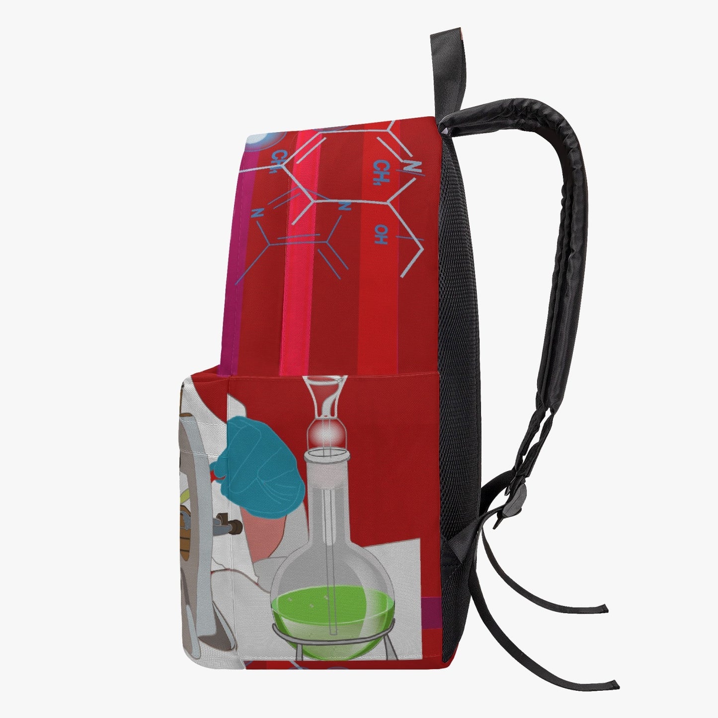 GLOBAL FREEDOM UNITED© Archangel Gabriel LAB Red - All-over-print Canvas Backpack
