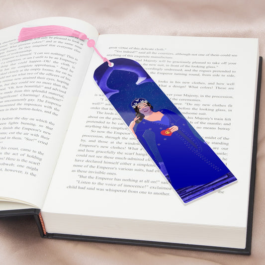Acrylic Bookmark - Semicircle GLOBAL FREEDOM UNITED© YEMEN GIRL
