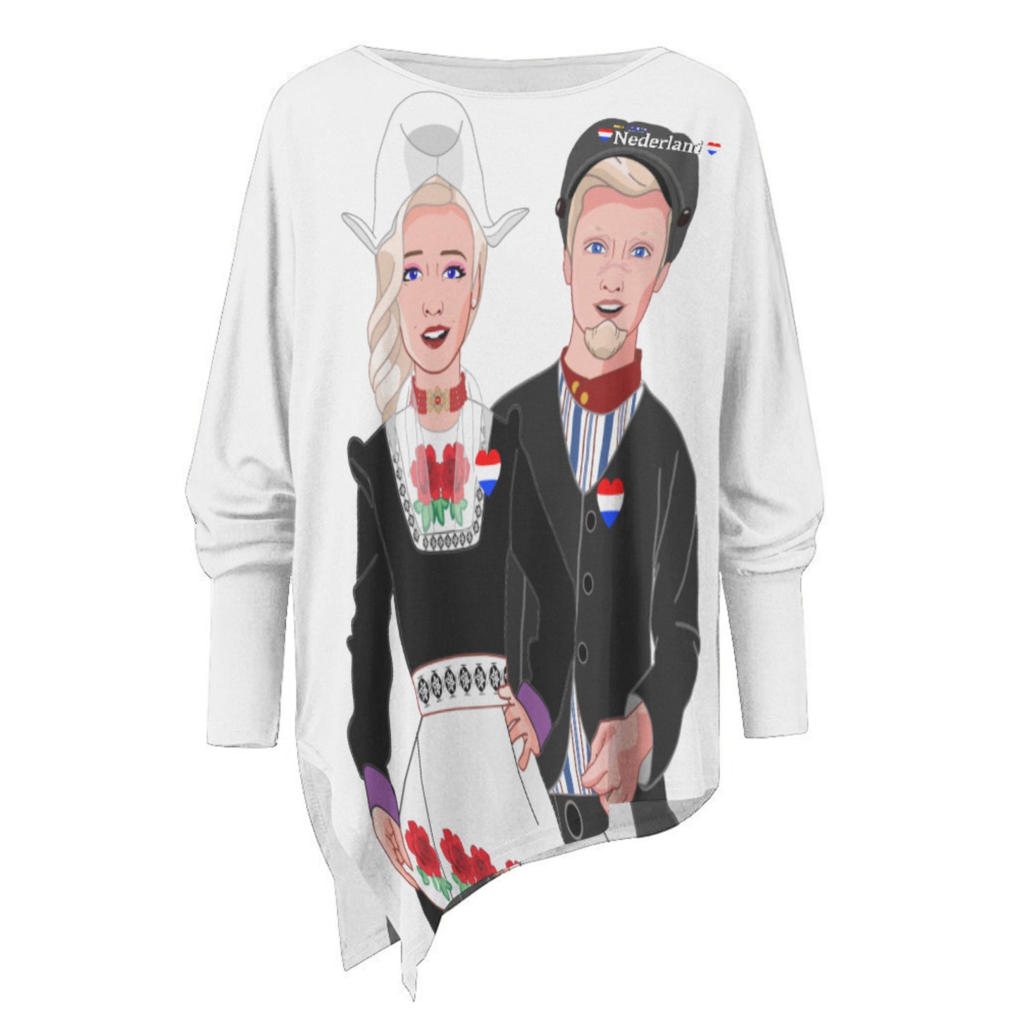 Pullover Long Sleeve T-shirt GLOBAL FREEDOM UNITED© Couple Nederland