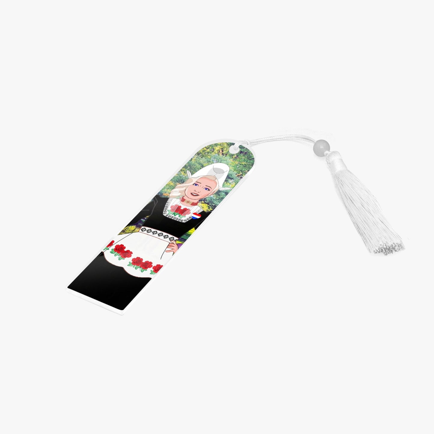 Acrylic Bookmark - Semicircle GLOBAL FREEDOM UNITED© NETHERLAND GIRLD