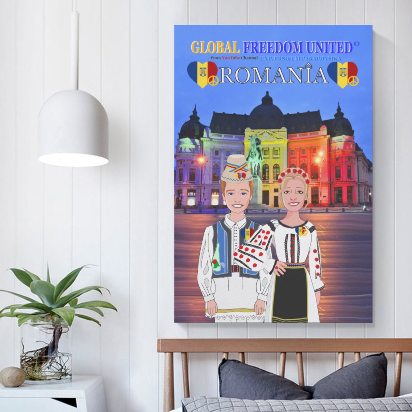 Poster GLOBAL FREEDOM UNITED© Romania