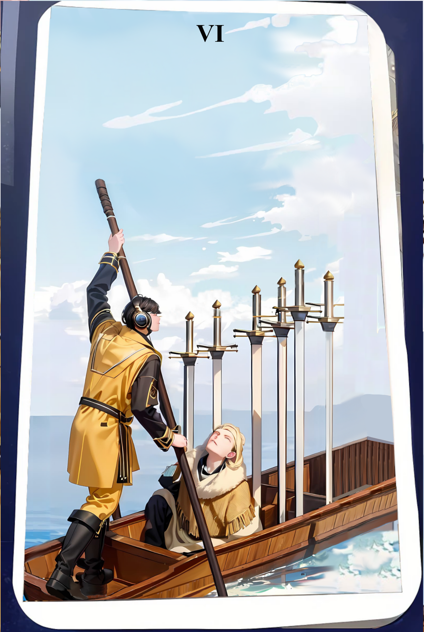 Kartendeck Tarot Anime Schwerter