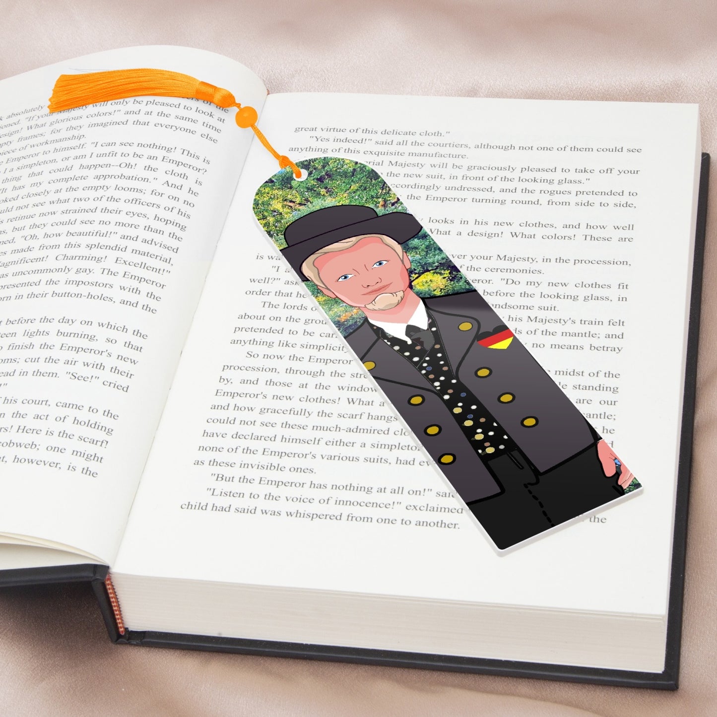 Acrylic Bookmark - Semicircle GLOBAL FREEDOM UNITED© GERMAN BOY