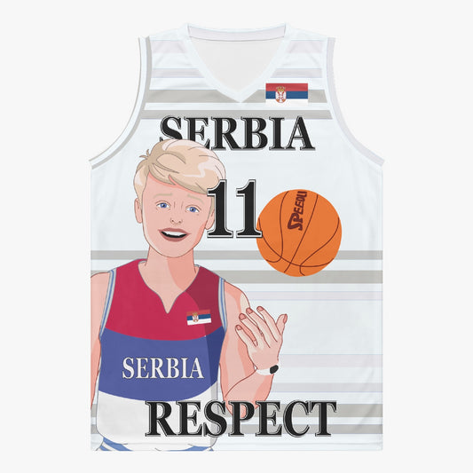 Basketball Jersey GLOBAL FREEDOM UNITED COUPLE EDITION SERBIA MEN V2 11
