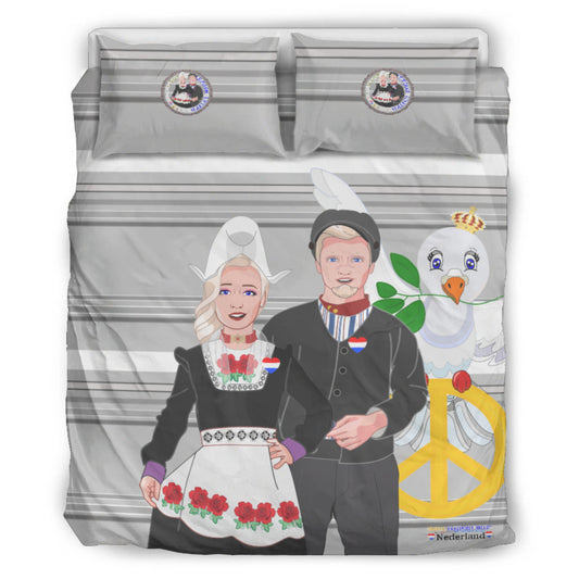 Bed Line GLOBAL FREEDOM UNITED© Couple Nederland Grey