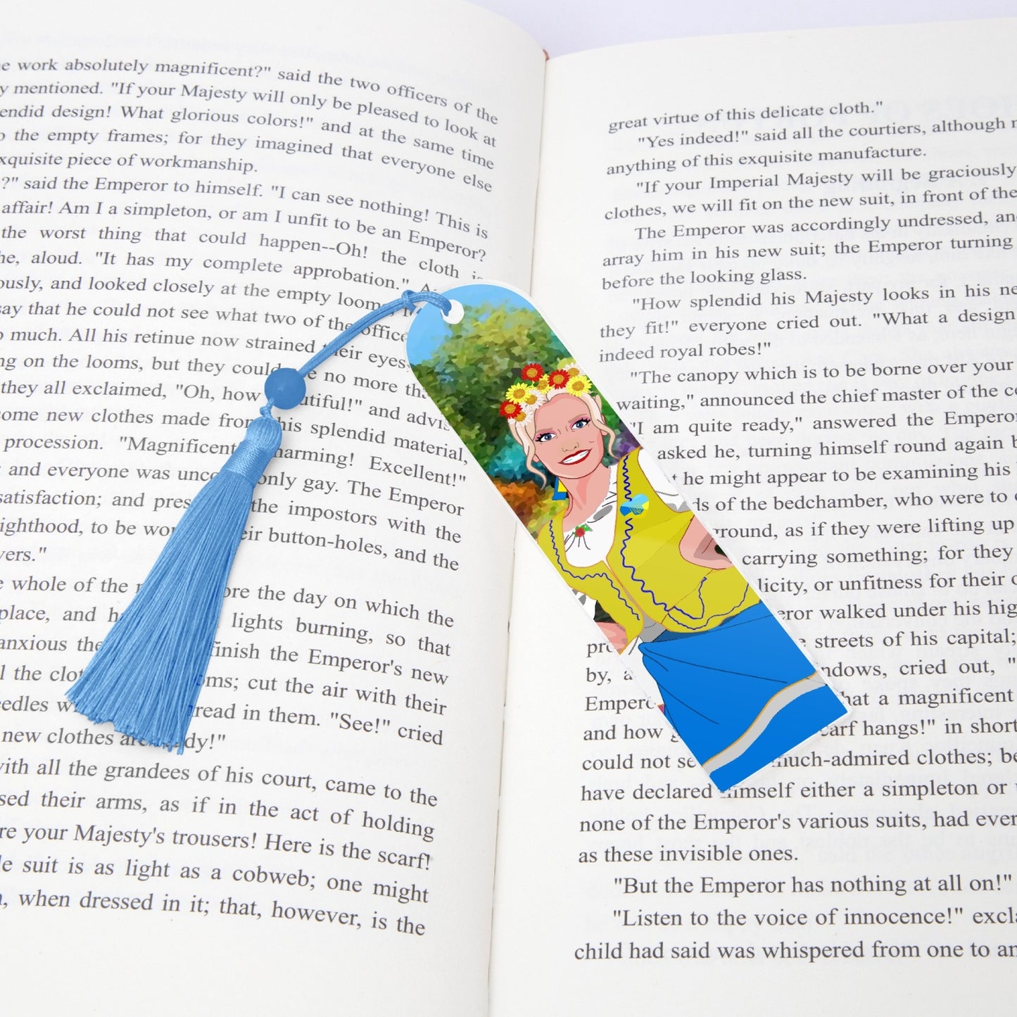 Acrylic Bookmark - Semicircle GLOBAL FREEDOM UNITED© UKRAIN GIRL
