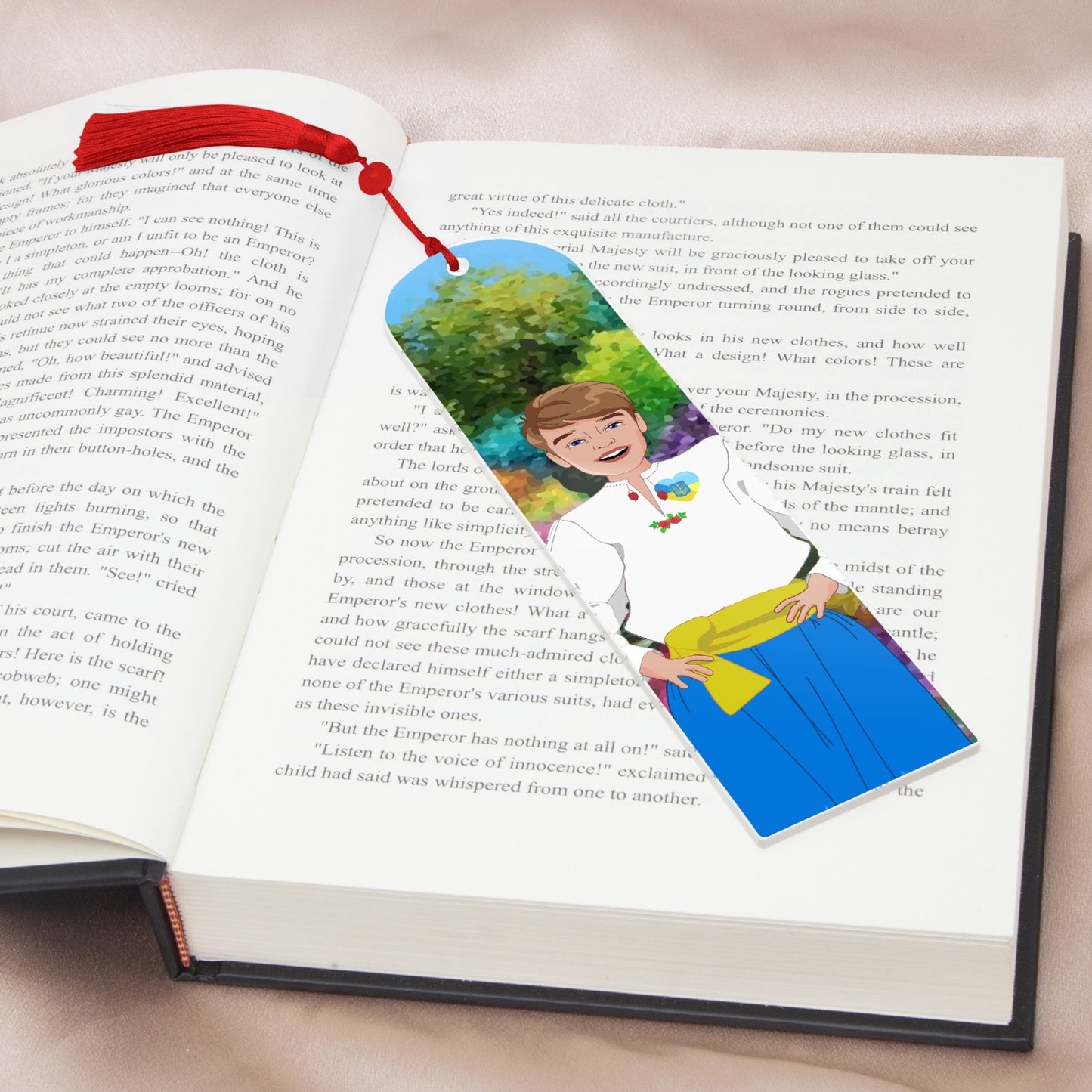 Acrylic Bookmark - Semicircle GLOBAL FREEDOM UNITED© UKRAIN BOY