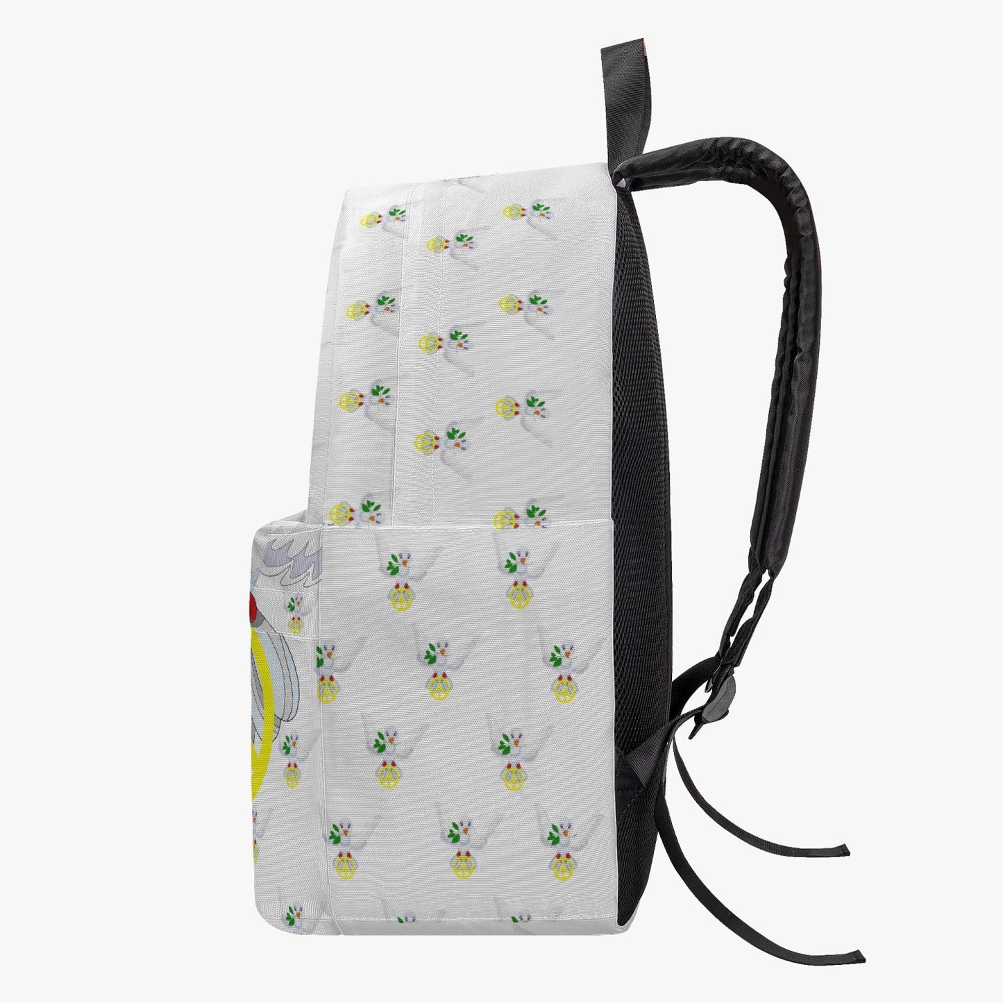 GLOBAL FREEDOM UNITEDMEN DOVE OF PEACE FRENCH & RUSSIA OLD PEACE WIGHT All-over-print Canvas Backpack204. All-over-print Canvas Backpack