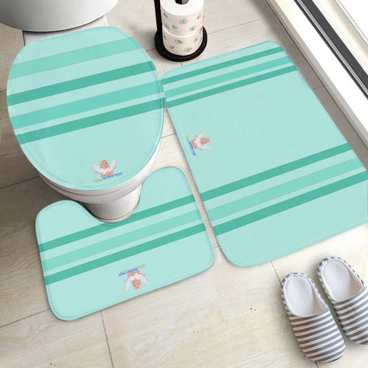 GLOBAL FREEDOM UNITED© Pcs Toilet Rug Set