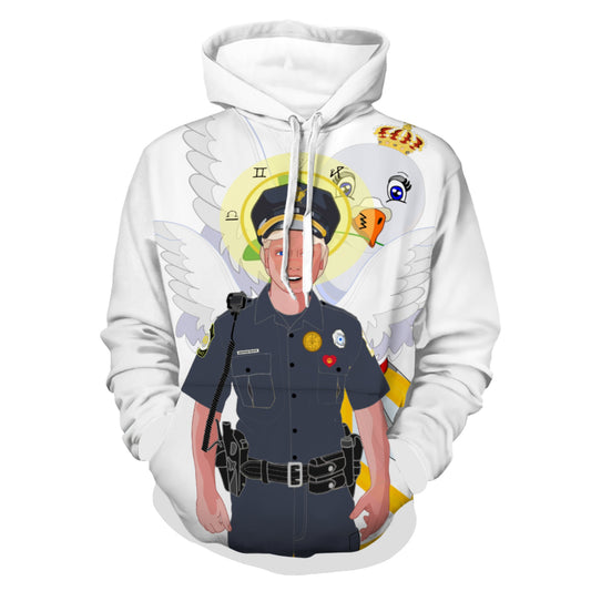 Hoodie GLOBAL FREEDOM UNITED© Archangel Michael As Policemen Big