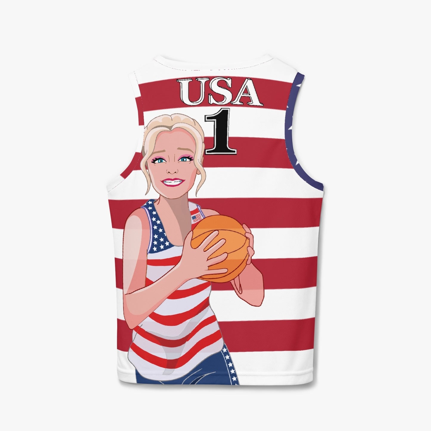 Kids Basketball Jersey GLOBAL FREEDOM UNITED GIRLS USA V1 1