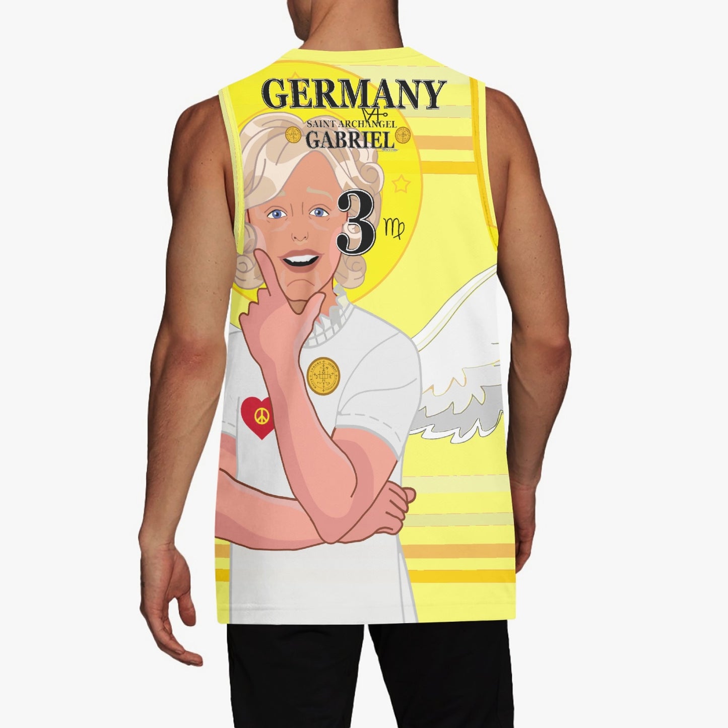 Basketball Jersey GLOBAL FREEDOM UNITED ARCHANGEL GABRIEL GERMANY 3