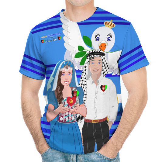 Men´s T-shirt GLOBAL FREEDOM UNITED© Couple Afghanistan Deep Blue