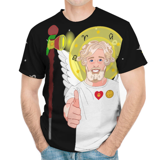 Men´s T-shirt Global Freedom United© Archangel Uriel The Universe